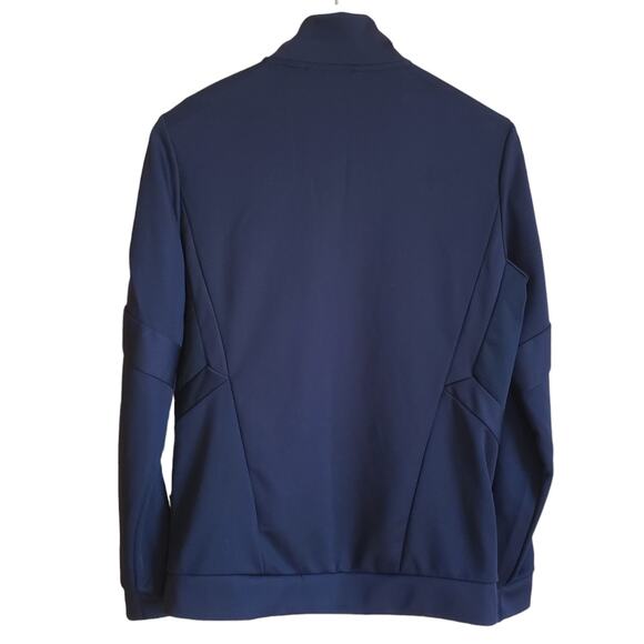 Adidas Women's Climalite Textured Sweatshirt Full Zip Black Medium - Picture 8 of 9